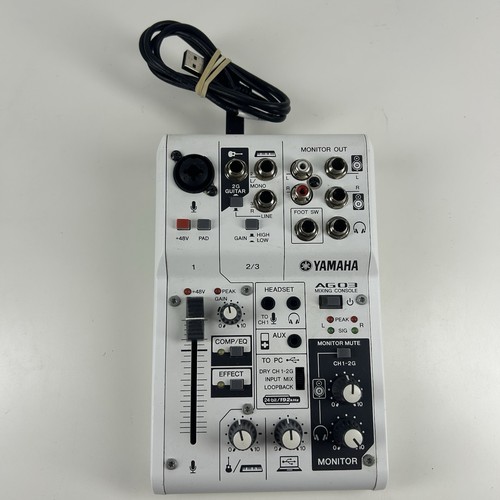 Yamaha ag03 audio - ag03, mixing