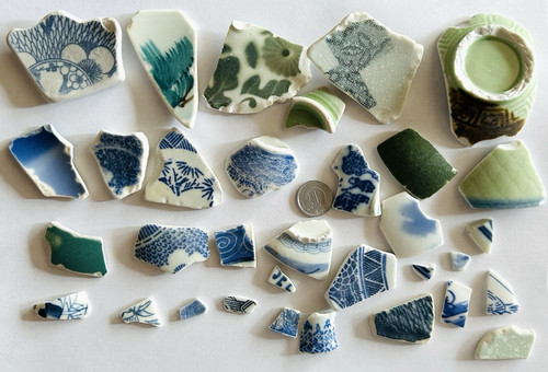 Genuine surf tumbled sea glass - surf,