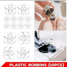 10 SINGER PLASTIC SEWING MACHINE BOBBINS  Class 15 15K 15J +