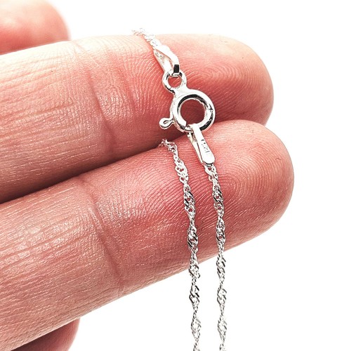 Silver chain necklace - chain,
