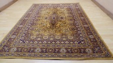 Large Persain Design Carpet Rug Wool Vintage Living Room 9ft 1" x 6ft 8"
