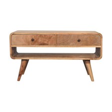 Reverse Curve Oak-ish Media