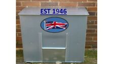 250 KG COAL BUNKER - GALVANISED STEEL RUST & RODENT PROOF.FIRE,WOOD,COAL 