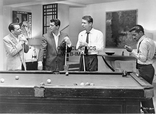 The rat pack playing pool - the,