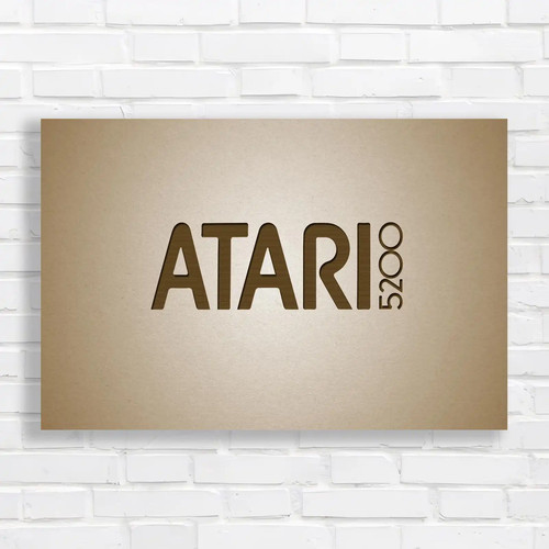 Modern minimalist atari 5200 - minimalist,