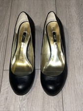 Next Kitten Heel Slip On Black