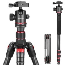 NEEWER Carbon Fiber 66 inches Camera Tripod Monopod with 360 Degree Ball Head