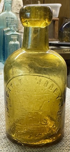 1880 golden amber dumpy - 1880’s,