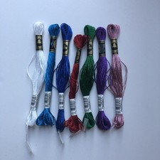 7x Bundle of DMC Metallic