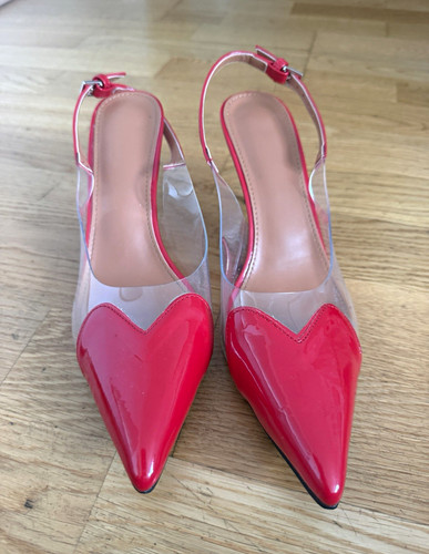 Women red clear patent - women’s,