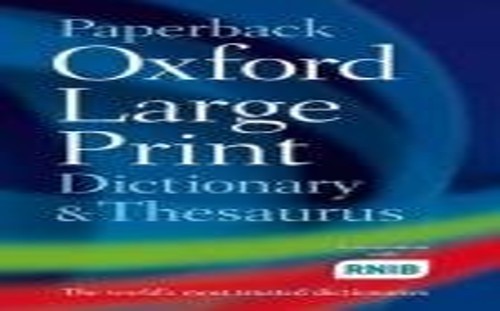 Paperback oxford large print - oxford,