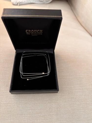18kt white gold bangle - white,
