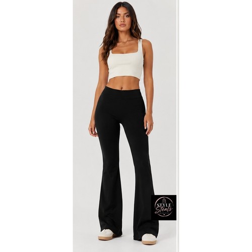 Womens ribbed bootcut stretch - womens,