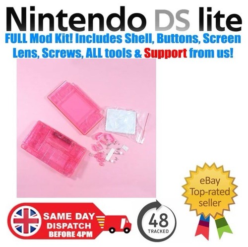 Clear pink replacement shell - clear,