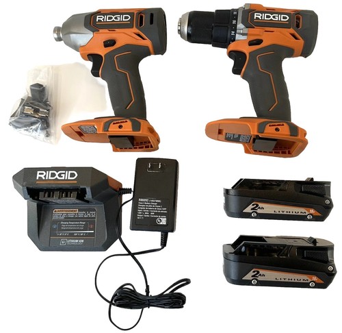 Ridgid 18v drill driver - 18v, &
