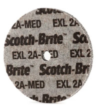 40 X 3M Scotch-Brite 15531 EXL 2A-MED DEBURRING UNITISED WHEEL. Box of 40.