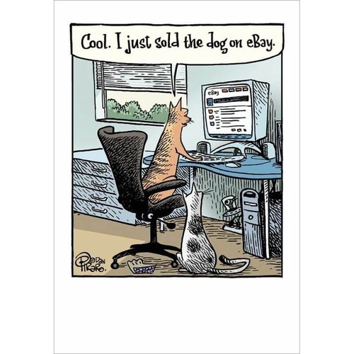 Funny birthday card cats sold - funny,