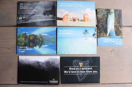 Guinness postcards unused - 5, x