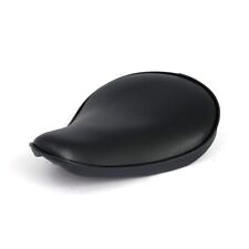 Small Black Vinyl Covered SOLO SEAT for Bobber/Chopper Motorcycles: 903263