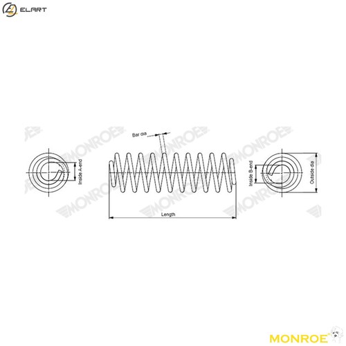 Suspension spring sp4500 for - suspension,
