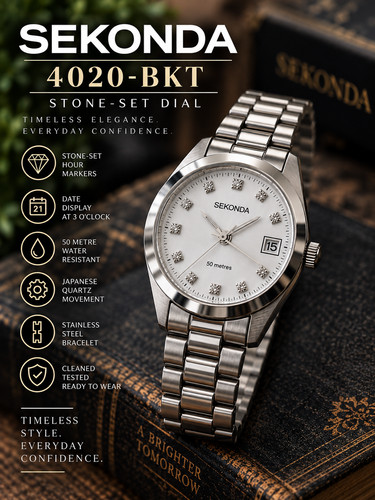 Sekonda 4020 bkt stone - sekonda, –