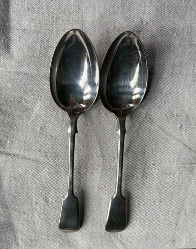 Pair antique epns silver - antique, a1