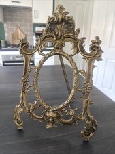 Antique Ornate Brass Picture