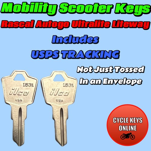 Mobility scooter keys rascal - scooter,