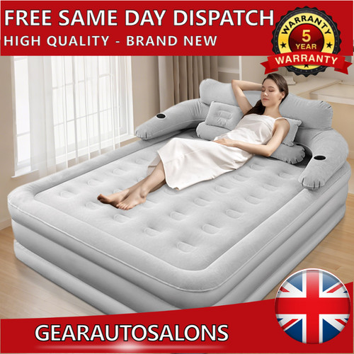 Bed mattress with - bed, pump&pillow