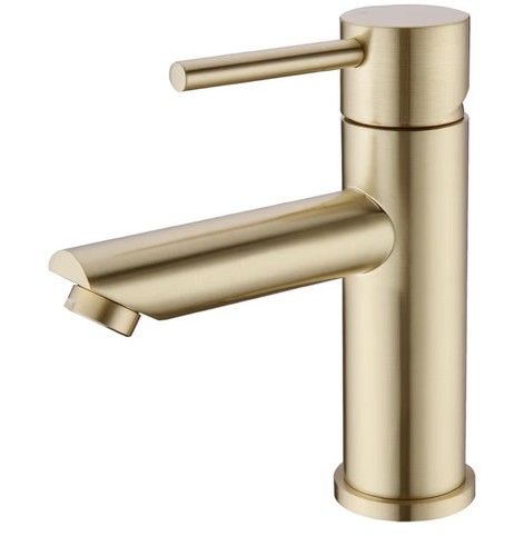 Solid brass bathroom tap mixer - solid,