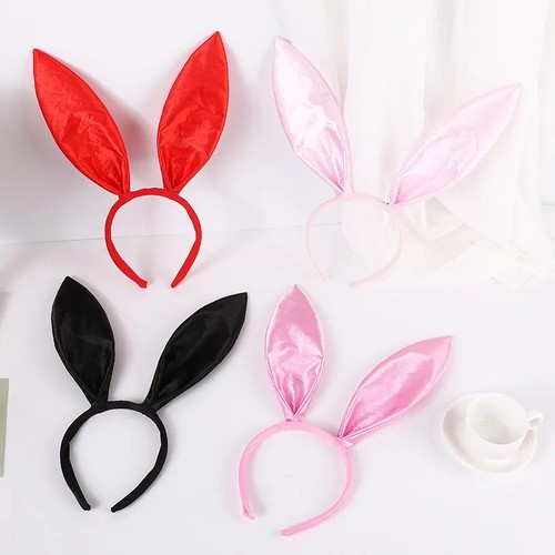 Bunny ear headband satin hair - ear,