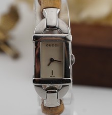 Gucci 6800l Bamboo Watch | Works perfectly | Fashionable Collectible 