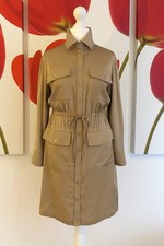 Moschino Beige Satin Dress –