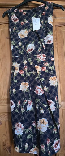 Tenki navy check rose - tenki,
