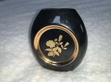 The ‘Art of Chokin’ 24k Gold Plated - Vase / Pot - Roses
