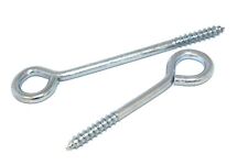 In eye hoop eyelet eye pin Loop Vine loop zinc-plated screw eyes 50mm-100mm long