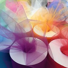 Tutu TULLE Net Dress Fabric Sheer Mesh Material 6'' / 15cm wide x 100 Yards Roll