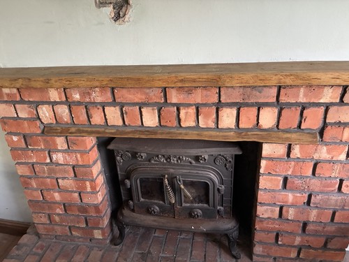 Large log burning stove - large,