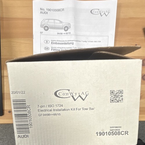 Conwys pin tow bar wiring - ag, 7-pin