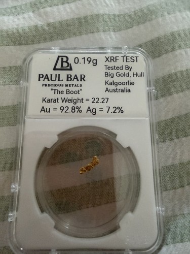Gold nugget 19g - gold,