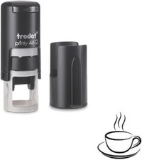 Coffee Cup Stamp – Loyalty Card Stamper - Self Inking Black Ink - Approx.... 