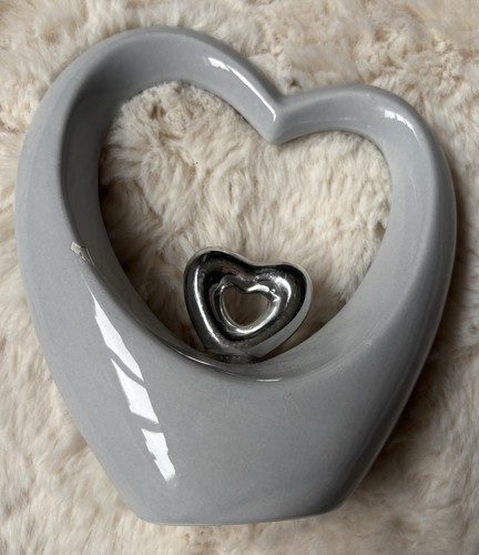 Grey and silver ceramic - and,