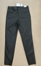 ZARA High-Rise Faux Leather