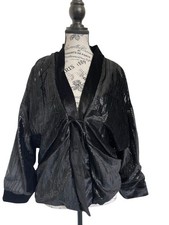 NWT Zara Black Kumono Velvet