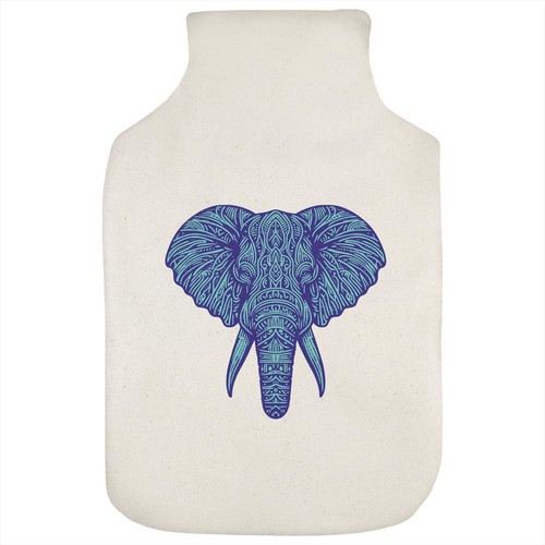 Blue tribal elephant - 'blue, hot