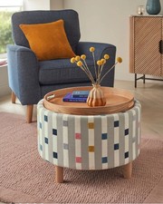 NEXT Chunky Stripe Geo Grey