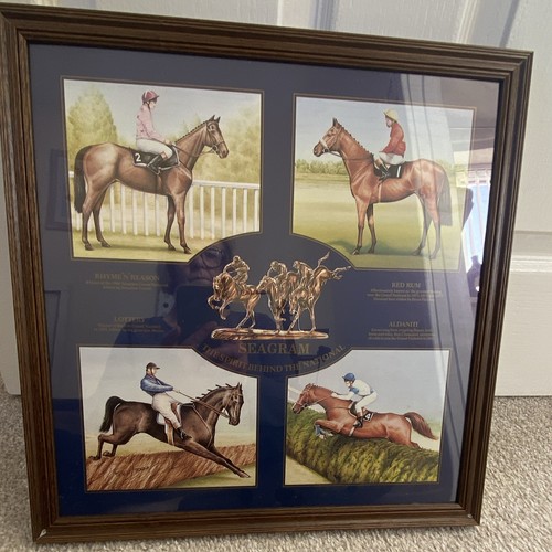 Framed grand national horse - framed,