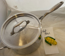 STELLAR James Martin INDUCTION S/Steel Saucepan + Metal  Lid - 18cm - Ref 341