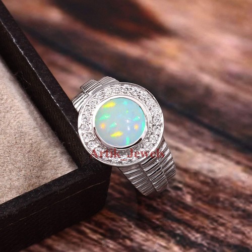 Natural fire opal cz with - fire, &