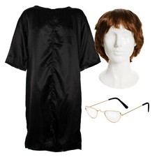US TV JUDGE HIGH COURT LAWYER BARRISTER WIG GLASSES ADULT FANCY DRESS COSTUME